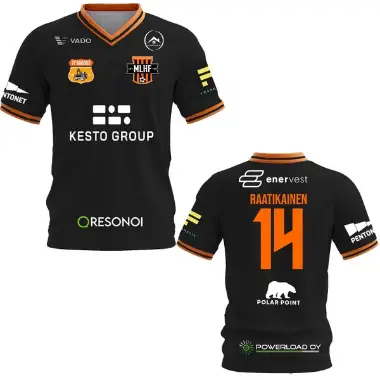 Black match shirt